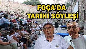 Foça'da Tarihi Söyleşi: Mübadelenin Acıları ve Lozan'ın Önemi Anlatıldı