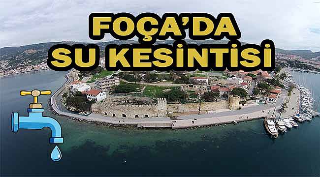 Foça'da Yangın Sonrası Onarım Nedeniyle Su Kesintisi 