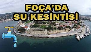 Foça'da Yangın Sonrası Onarım Nedeniyle Su Kesintisi 