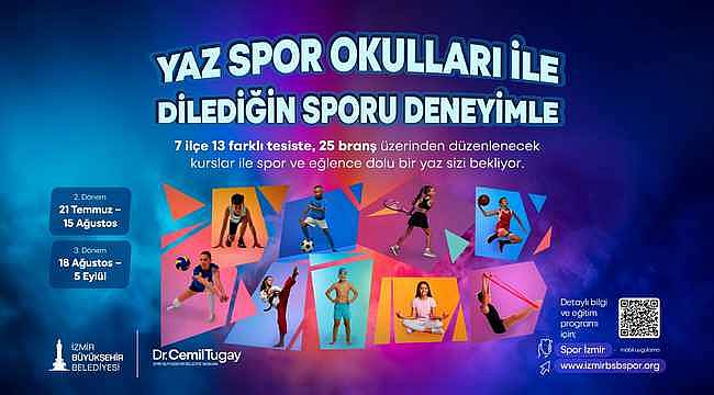 Yaz Spor Okulları'nda ikinci dönem kayıtları başlıyor