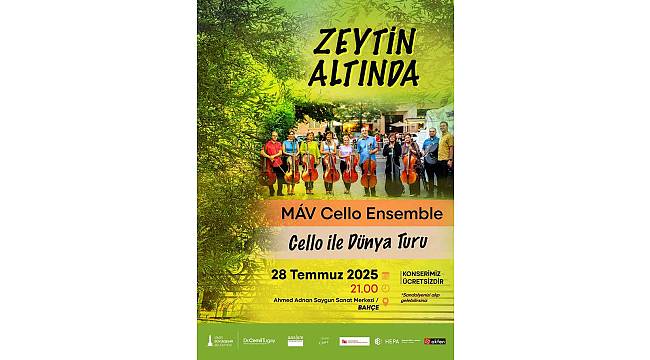 Zeytin Altında konserleri MAV Cello Ensemble ile başlıyor