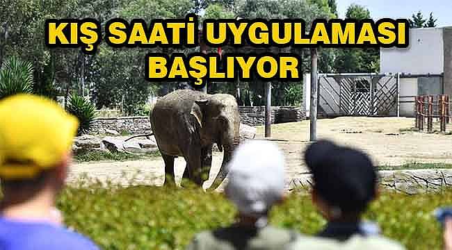 Doğal Yaşam Parkı'nda kış saati uygulaması başlıyor