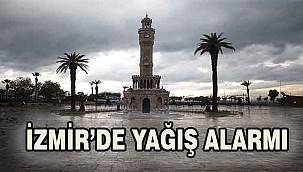 İzmir'de yağış alarmı