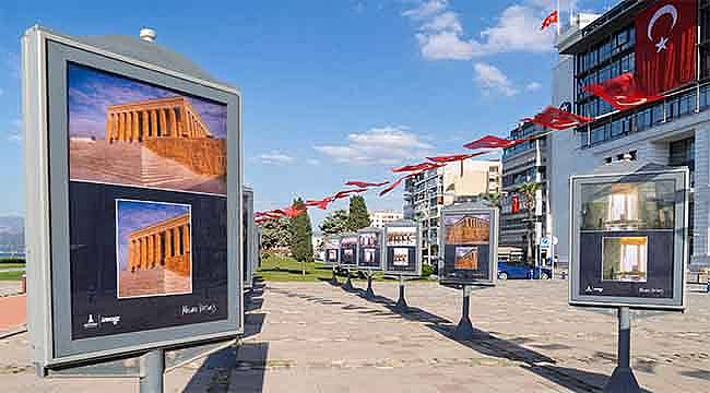 Gazeteci Korcan Karar'ın "Anıtkabir" sergisi İzmir'de açıldı