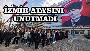 İzmir Ata'sını unutmadı