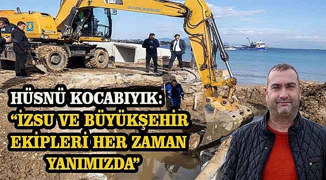 Yeni Foça'da taşkın kabusu bitti