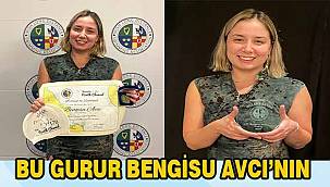 Bengisu Avcı'ya Uluslararası Ödül